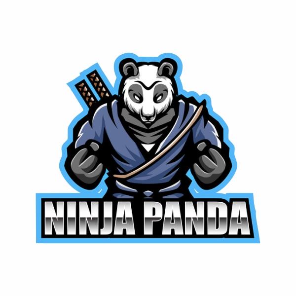 برچسب بدنه موتورسیکلت طرح NINJA PANDA کد 141